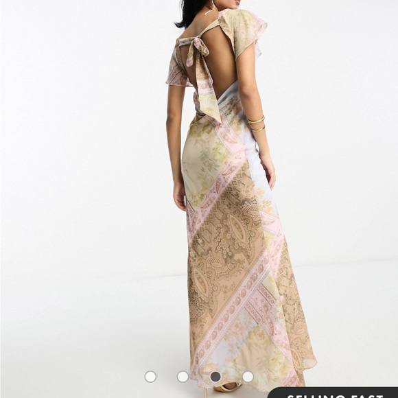 ASOS patchwork dress - Picture 4 of 6